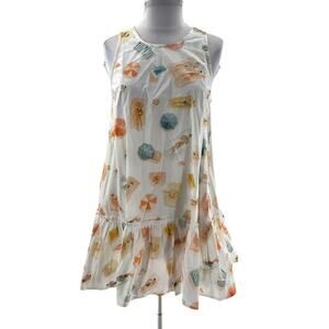 NWT LJC designs Annie dress beach sunbather print sz S